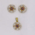 Ruby Sunburst Adornment Set